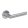 Griffwerk TRI 134 piatta S  körrozettás laprozettás inox  SMART2LOCK JOBBOS