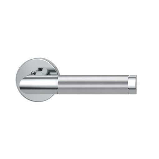 Griffwerk LOREDANA  inox vastag körrozettás SMART2LOCK JOBBOS