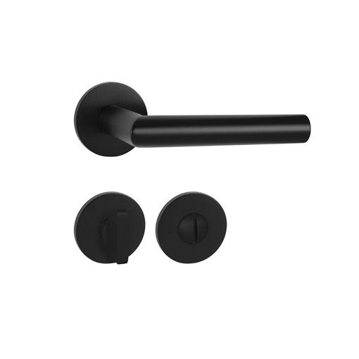 Tupai Thema 5S matt fekete Alacsony Körrozettás (5mm) WC