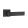 Cinto 5SQ Matt Fekete Alacsony Négyzetrozettás (5mm) PZ