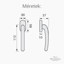 Marika Matt króm ablakkilincs