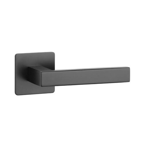 Square matt fekete laprozettás Négyzetrozettás