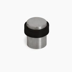Gomba Mini Inox ajtóütköző, D=19 mm