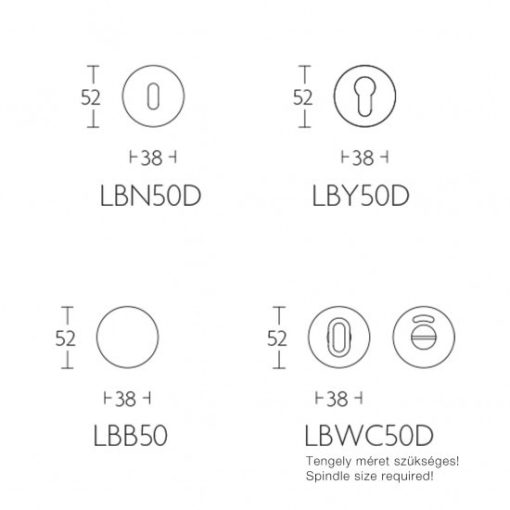 Formani Basics LB7-19 Fehér körrozettás